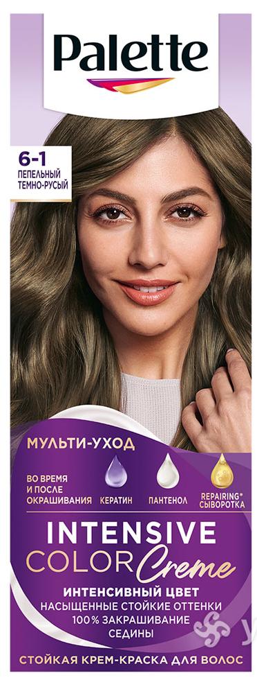 Palette Краска для волос ICC 6-1 Ashy Dark Blonde