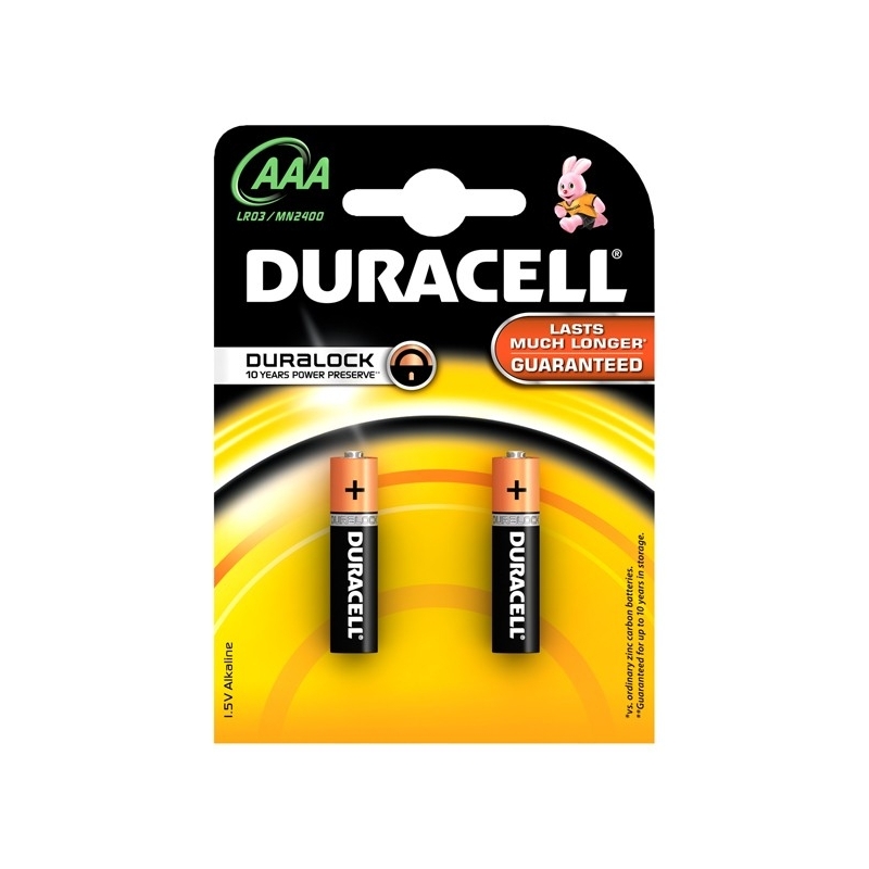 Батарейки Duracell Basic AAA K2 щелочной элемент питания (2шт.)