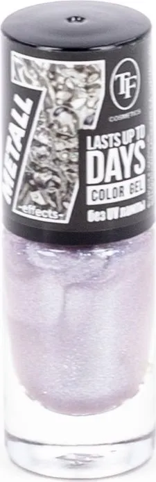 Triumf лак для ногтей "Color Gel METALL" тон 337, 8мл "Noble platinum/Благородная платина" (4228)