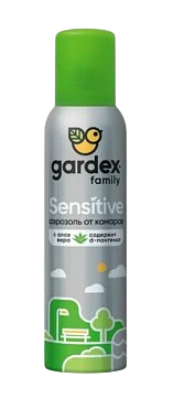 Gardex Family Аэрозоль от комаров Sensitive 150 мл (6)