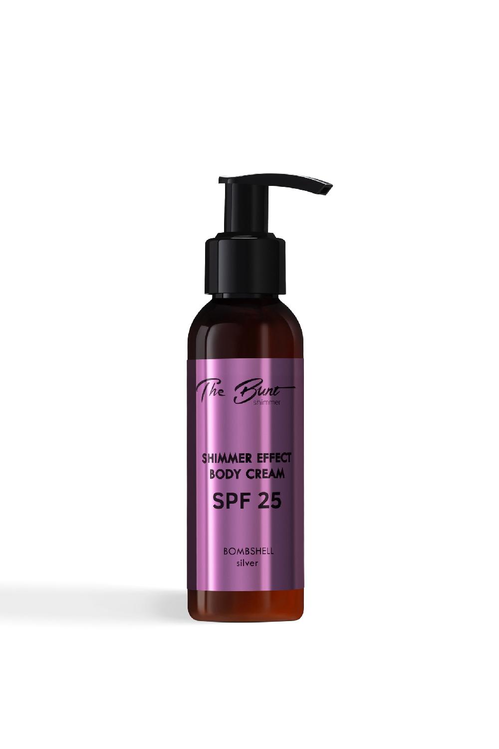 The Bunt Крем для тела и рук Shimmer SPF 25 Bombhell Silver