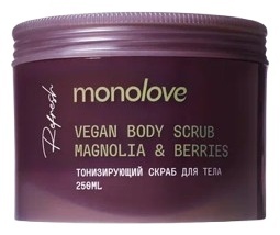 MONOLOVE скраб д/тела тонизирующ., 250мл
