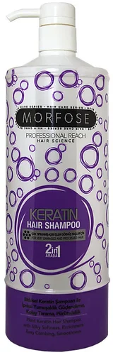 MORFOSE Шампунь для всех типов волос Keratin Purple 1000мл