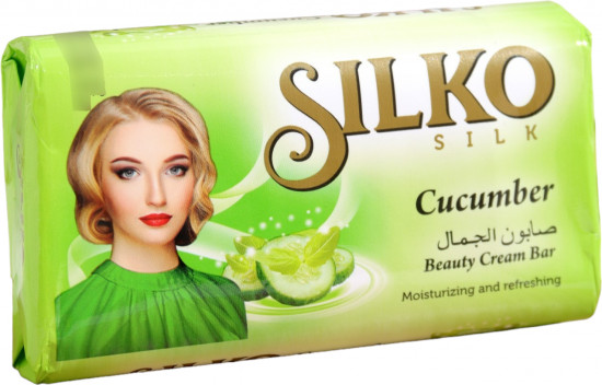 Туалетное Мыло "Silko Silk" Огурец 140*48шт