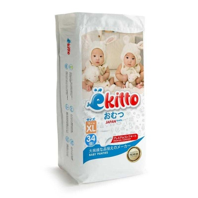 Ekitto Подгузники-трусики Premium XL34 12+ кг