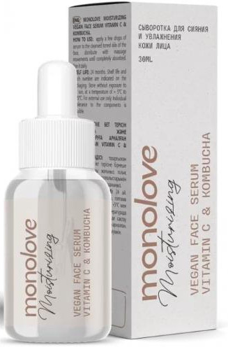 MONOLOVE сыворотка сияние и увлаж д/л , 30мл