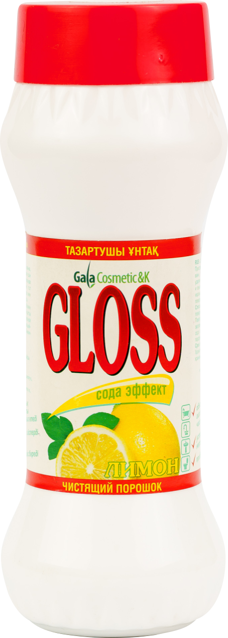 Gloss Чистящий Порошок 350гр Лимон 24шт