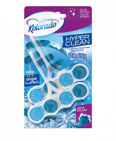 Kolorado туалетный блок Hyper Clean 2x45 г., Aqua Splash