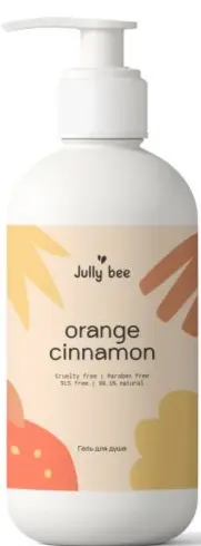 Jully Bee Гель для душа увлажняющий "Апельсин и корица" 500мл