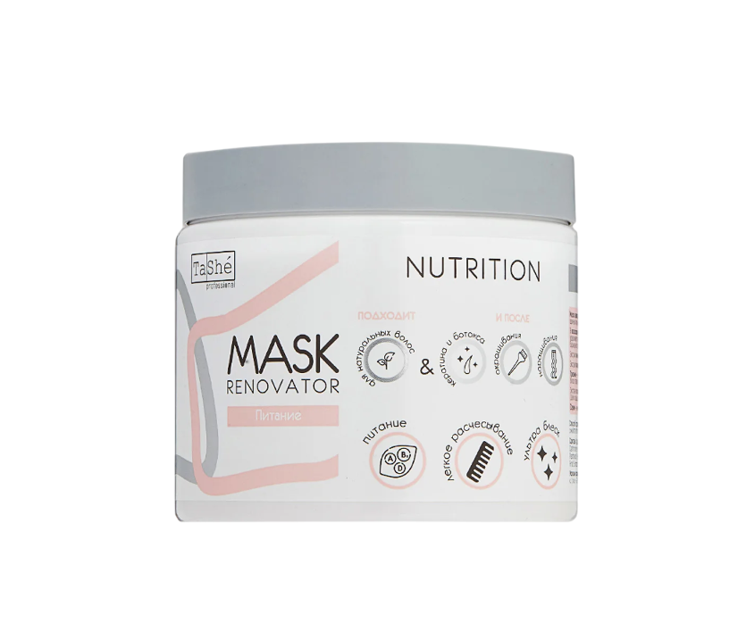 Tashe prof. "Nutrition" Маска-реставратор д/волос питание, 500мл
