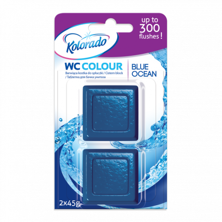 Kolorado таблетка для бачка унитаза WC Colour 2x45 г., Синий