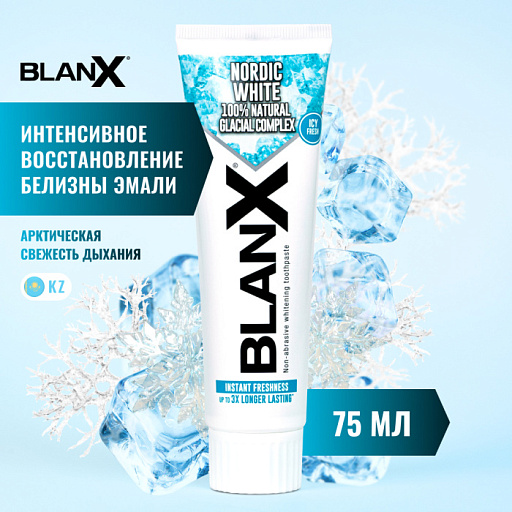 BlanX Nordic White Нордик Вайт зубная паста 75 мл