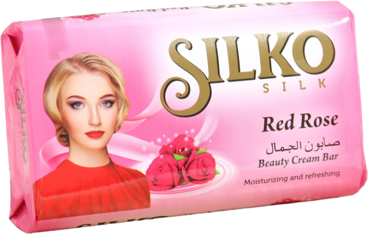 Туалетное Мыло "Silko Silk" Красная Роза 140*48шт