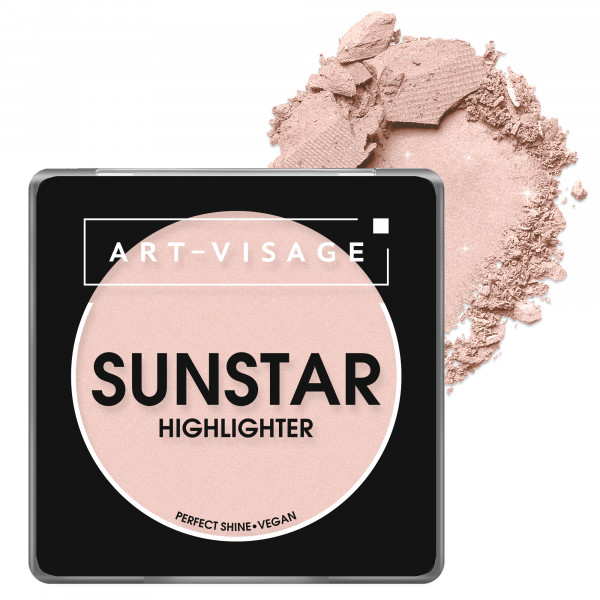 Art-Visage Хайлайтер пудровый SUNSTAR 102 peach beige