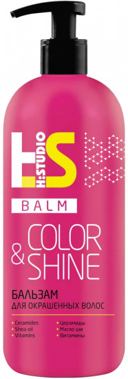 H:Studio Бальзам для окрашенных волос Color&Shine 380г