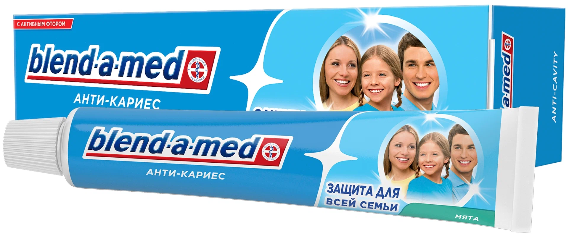 Blend-a-med Зубная паста Анти-Кариес Защита для всей семьи Мята 65мл