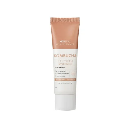 NEXTBEAU СОЛНЦЕЗАЩИТНЫЙ КРЕМ КОМБУЧА WISH PLANNER KOMBUCHA BIOME SCREEN SPF50+/PAA++++/UVA&UVB 50 М