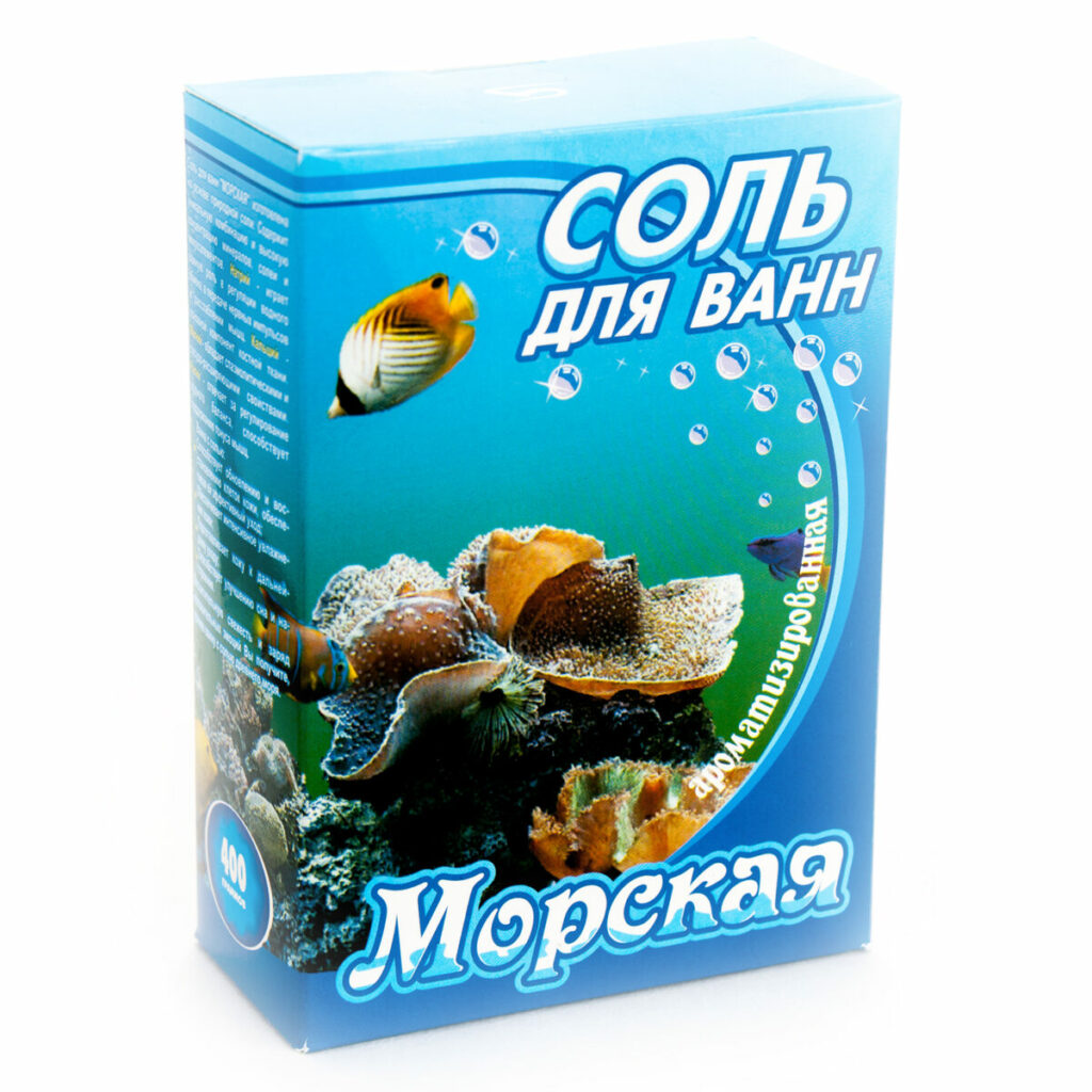 БАХТАШ Соль для ванн  "МОРСКАЯ",400гр