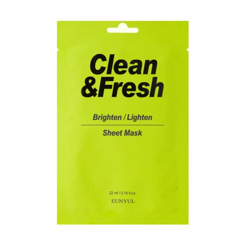 EUNYUL Clean & Fresh Mask Brighten/Lighten Sheet Маска для лица Яркость/Светлость