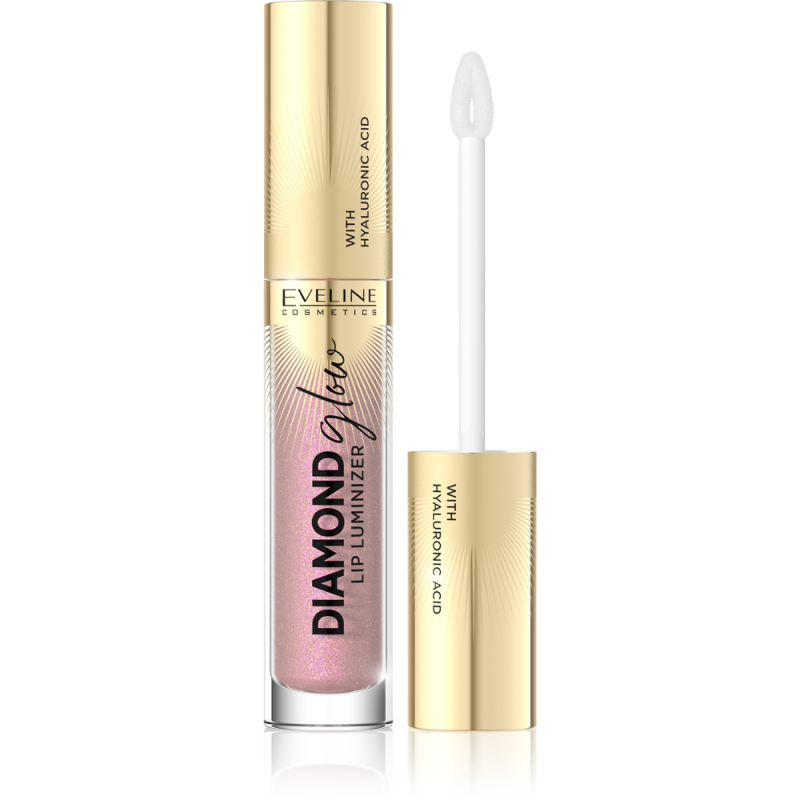 Eveline Блеск для губ с гиалуроновой кислотой  №08 серии DIAMOND GLOW LIP LUMINIZER 4,5мл