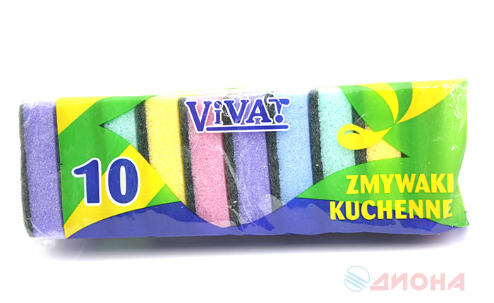 Coral губка кухонная Vivat 10 