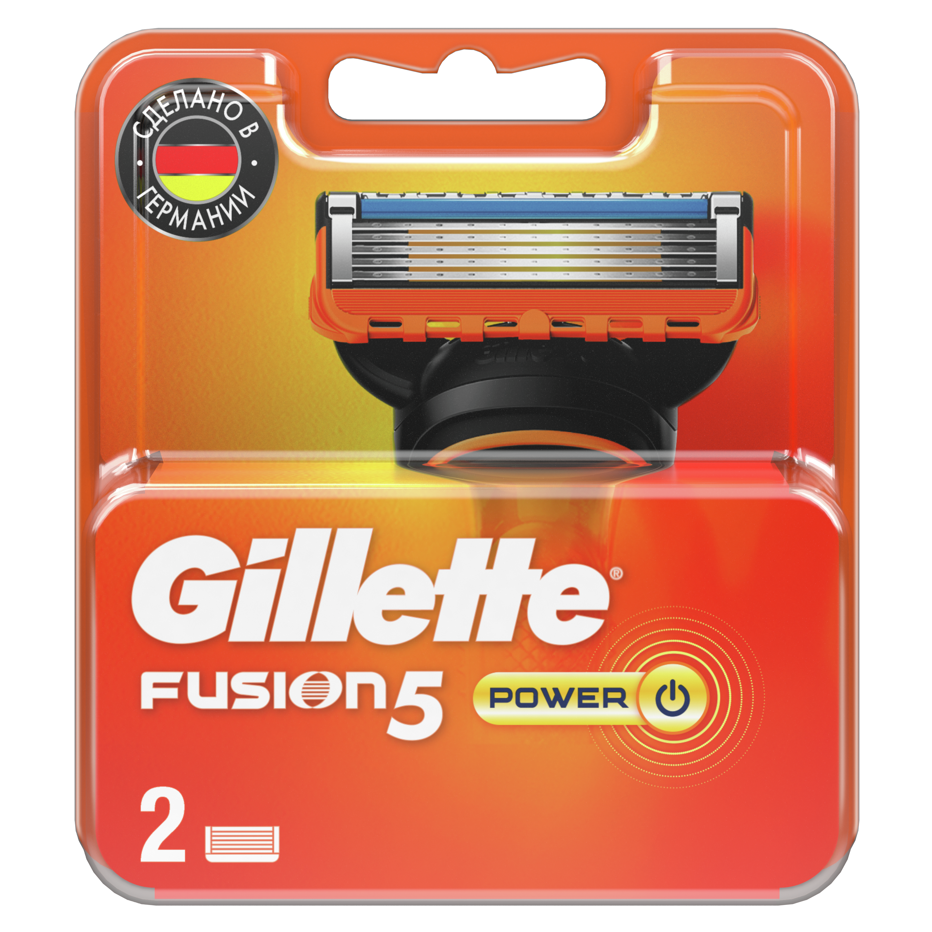 Gillette Fusion Power 5 Кассеты лезвие 2