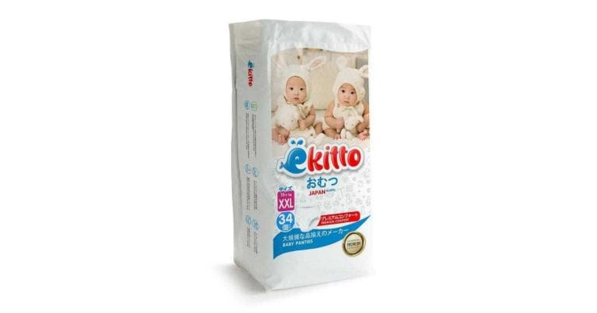 Ekitto Подгузники-трусики Premium XXL34 15+ кг