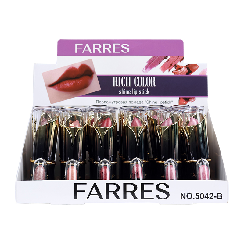 Farres 5042-B Перламутровая помада (*24*720)