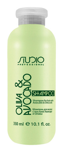 Studio Professional Шампунь для волос с маслами Авокадо и Оливы 350мл 