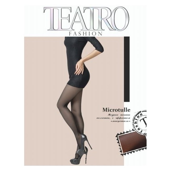 Teatro Microtulle Fashion, колготки (nero, 2)