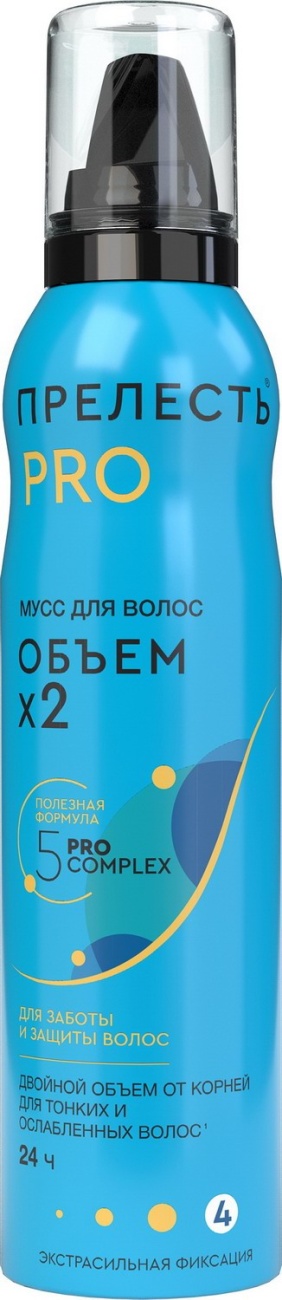 Прелесть МУСС PROFESSIONAL ОБЪЕМ СФ, 160мл
