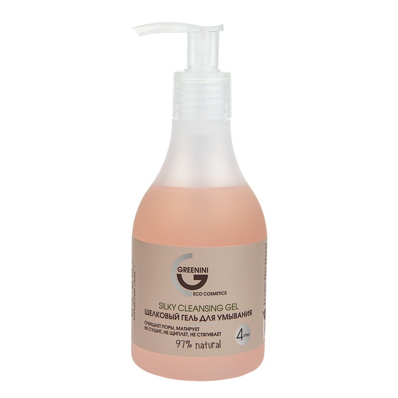 Greenini Шелковый гель для умывания Silky Cleansing Gel, 235 мл
