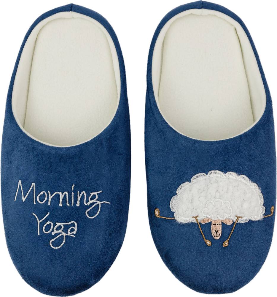 Туфли домашние женские HOME LINE арт. 05Т-536 37-38 Morning Yoga (590) Индиго