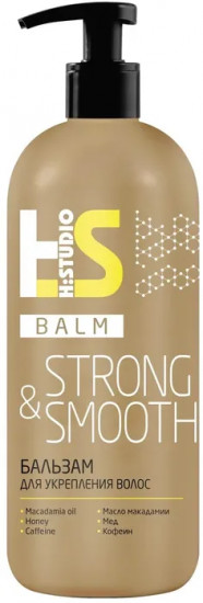 H:Studio Бальзам для укрепления волос Strong&Smooth 380г