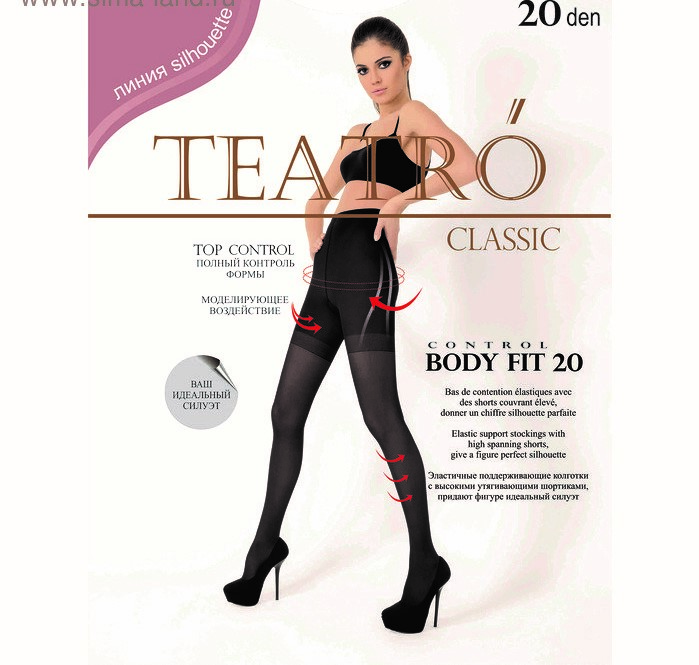 Teatro Body Fit 20(Body Slim 20) колготки (nero 5)