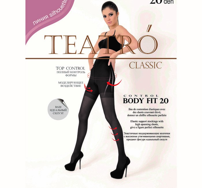 Body Fit 20(Body Slim 20) Teatro  колготки (nero 2)