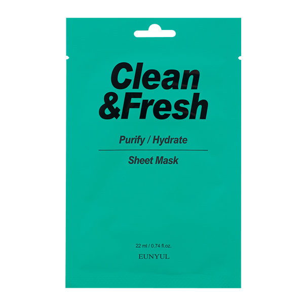 EUNYUL Clean & Fresh Mask Purify/Hydrate Sheet Маска для лица Натурализация/Увлажнение