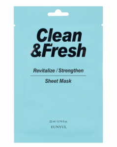 EUNYUL Clean & Fresh Mask Revitalize/Strengthen Sheet Маска для лица Восстановление/Подтянутость