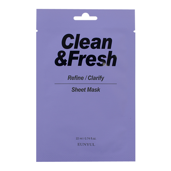 EUNYUL Clean & Fresh Mask Refine/Clarify Sheet Маска для лица Очищение/Осветление